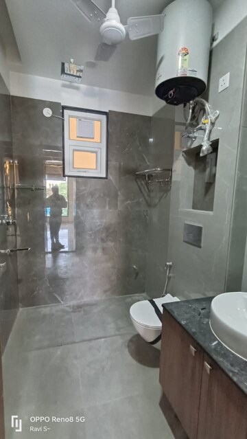 Bathroom in 4 BHK Builder Floor at Palam Vihar Residents Association, Palam Vihar – for Rent