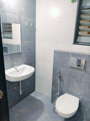 Bathroom in 2 BHK Apartment at Shapoorji Pallonji Joyville Hinjewadi, Hinjewadi – for Rent