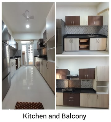 Kitchen in 3 BHK Apartment at Omkar Alta Monte, Malad East – for Rent
