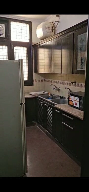 Kitchen in 3 BHK Builder Floor at Lajpat Nagar ii – for Rent
