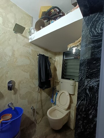 Bathroom in 2 BHK Apartment at Madhav Palacia, Ghodbunder Road – for Rent