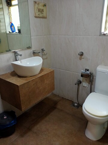 Bathroom in 2 BHK Apartment at Hiranandani Powai Park, Powai – for Rent