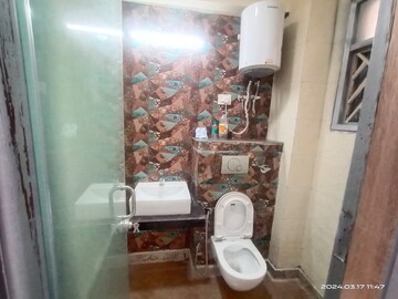 Bathroom in 2 BHK Builder Floor at Vasant Kunj – for Rent