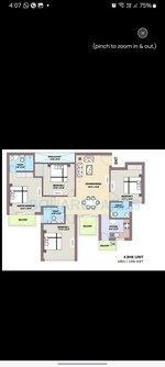 4 BHK + Servant Room 978 Sq.Ft. Apartment in BPTP Park Elite Premium