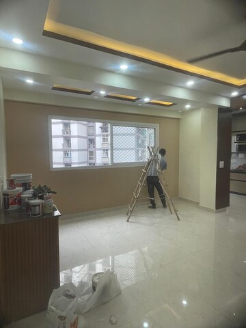 Living Room in 4 BHK Apartment at Antriksh Golf View, Sector 78 – for Rent