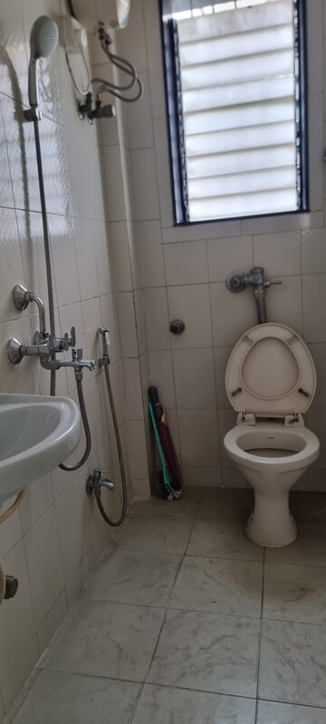 Bathroom in 2 BHK Apartment at Federation Of Pacific Enclave CHS Ltd, Powai – for Rent