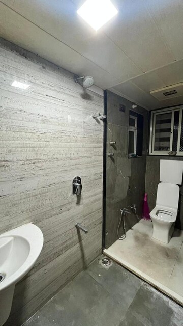 Bathroom in 1.5 BHK Apartment at Mahaavir Anmol, Ghansoli – for Sale