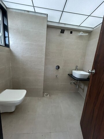 Bathroom in 3 BHK Apartment at Mohannagar CHS, Baner – for Rent