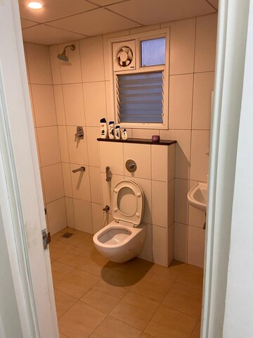 Bathroom in 2 BHK Apartment at Godrej Aqua, International Airport Road – for Rent
