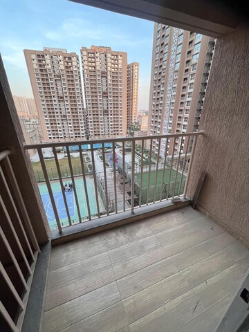 Balcony in 3 BHK Apartment at Kumar Shantiniketan Phase 1, Pashan – for Rent
