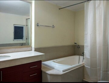 Bathroom in 4 BHK Apartment at DLF The Summit, Dlf Phase V – for Rent