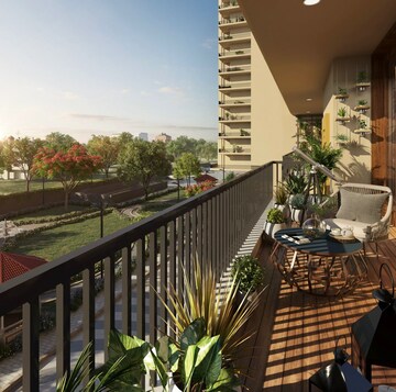 Balcony in 3 BHK Apartment at High Ground – for Sale