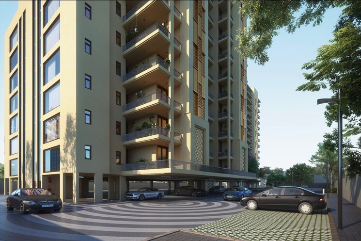 Exterior View, high ground 3 Bedroom 1950 Sq.Ft. Apartment In High Ground Zirakpur 8054664