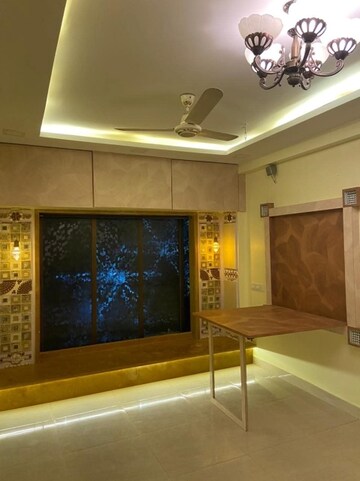 Living Room in 1 BHK Apartment at Space Homes, Vasai East – for Rent