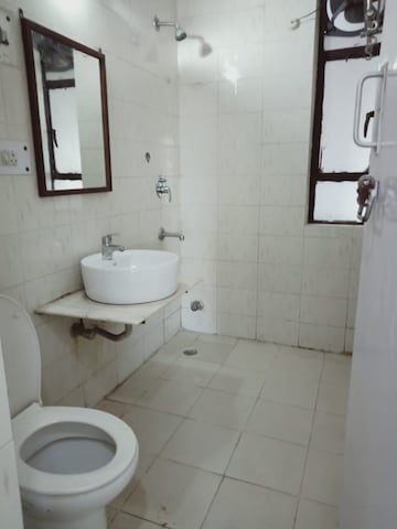 Bathroom in 2 BHK Apartment at Vasant Kunj – for Rent