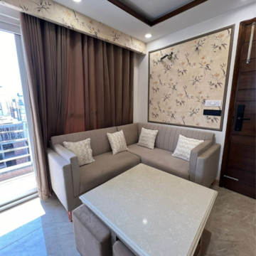 Living Room in 3 BHK Apartment at Alaknanda – for Sale