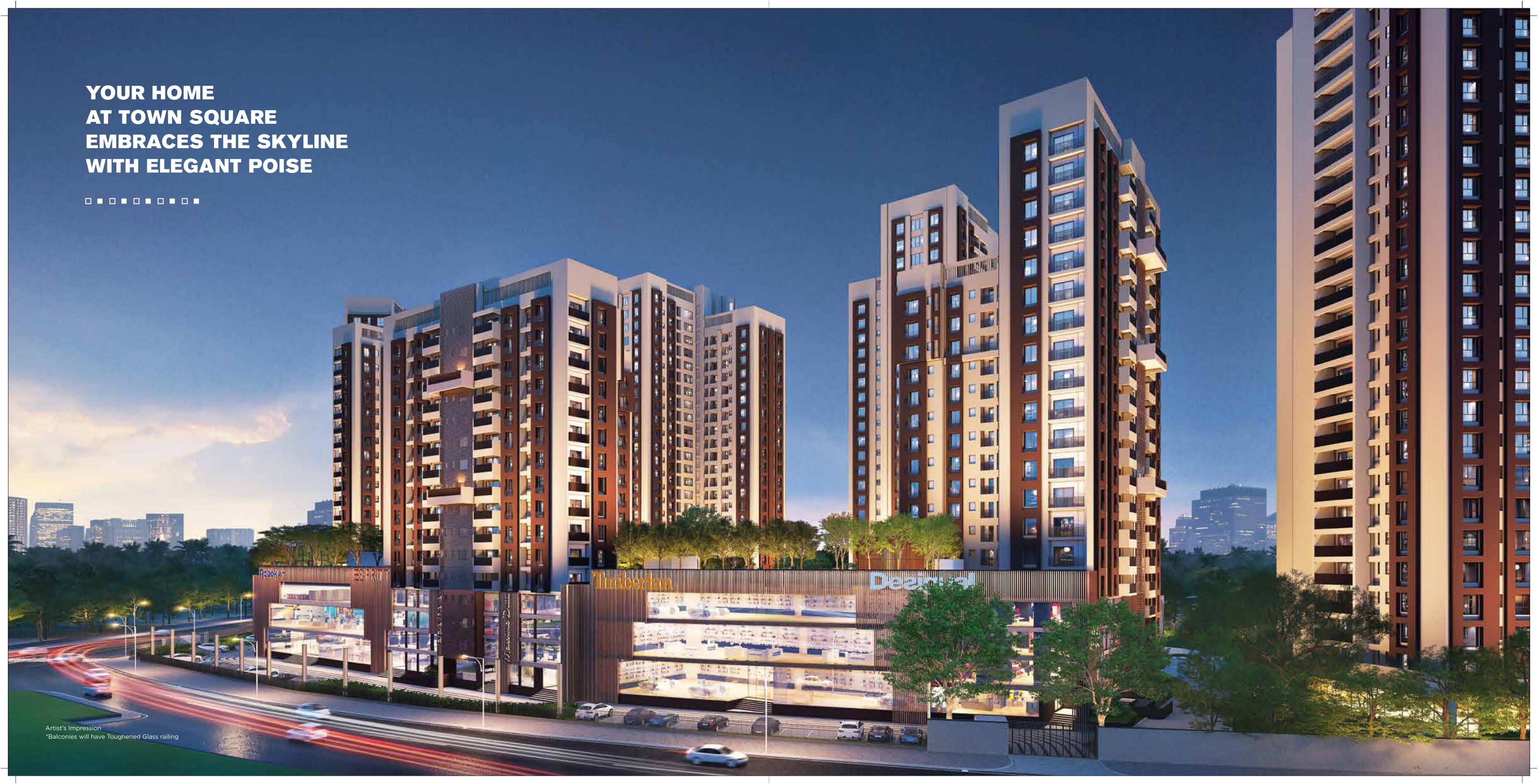 3.5 BHK + Pooja Room,Servant Room Apartment For Sale in Town Square Newtown