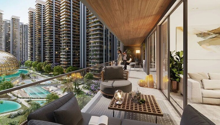 Balcony, elan-the-presidential 4 Bedroom 4200 Sq.Ft. Apartment In Sector 106 Gurgaon 8054982