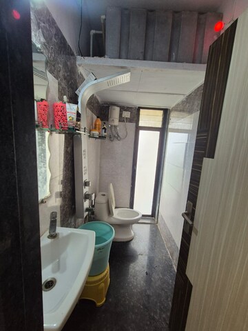 Bathroom in 3 BHK Apartment at Neminath Heights, Mira Road – for Sale