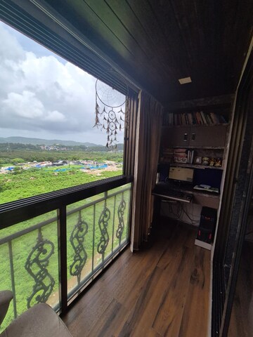 Balcony in 3 BHK Apartment at Neminath Heights, Mira Road – for Sale