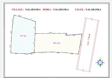  Land – Map Location View at Yelahanka - for Sale