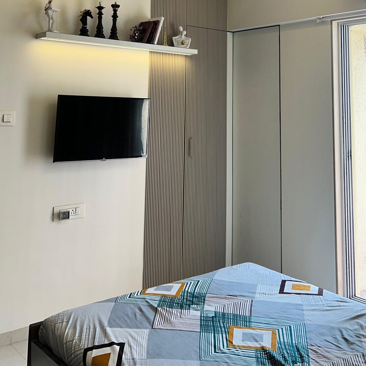 Bedroom, shree-ostwal-orchid-building-no-9-to-12 2 Bedroom 550 Sq.Ft. Apartment In Kanakia Park Thane 8054957