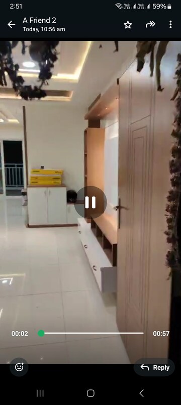 Kitchen in 3 BHK Apartment at Ambience Courtyard, Manikonda – for Rent