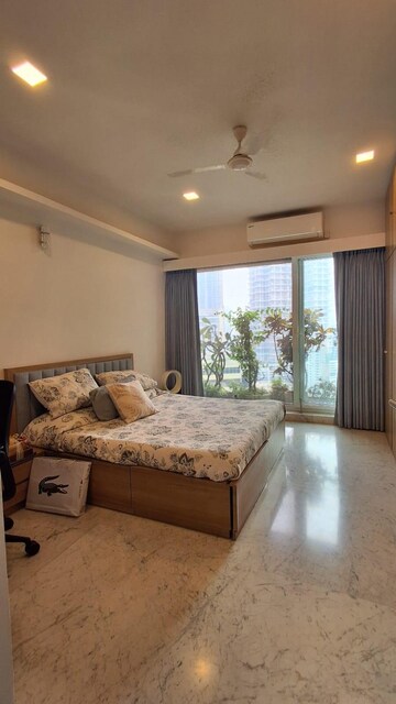 Bedroom in 3 BHK Apartment at Sumer Trinity Towers, Prabhadevi – for Rent