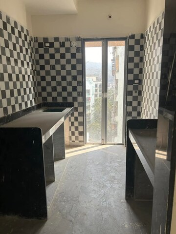 Kitchen in 1 BHK Apartment at Rajhans Splendid, Dahisar East – for Sale