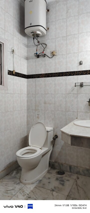 Bathroom in 2 BHK Builder Floor at Defence Colony – for Rent