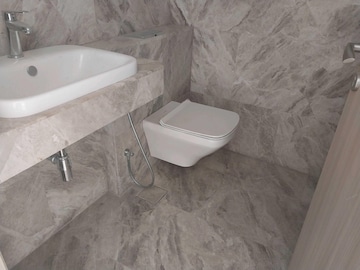 Bathroom in 4 BHK Apartment at Rustomjee Crown, Prabhadevi – for Rent