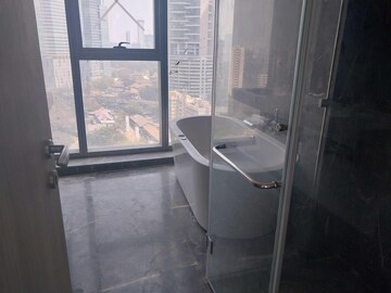 Bathroom in 4 BHK Apartment at Rustomjee Crown, Prabhadevi – for Rent