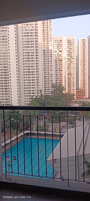Balcony in 1 BHK Apartment at Runwal Eirene Part 1, Balkum Pada – for Rent