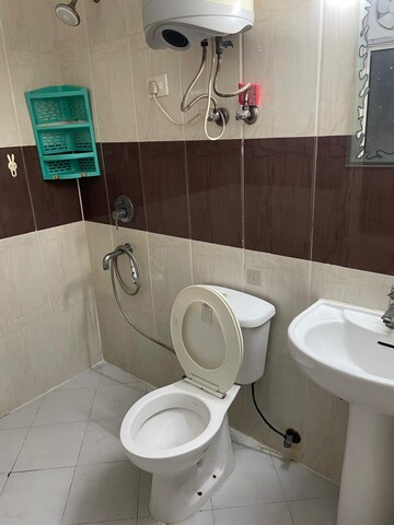 Bathroom in 3 BHK Apartment at Amrapali Platinum, Sector 119 – for Rent