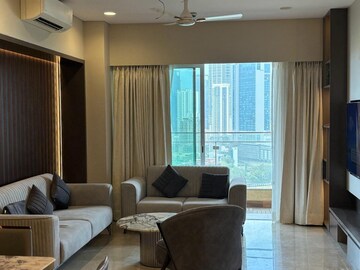 Living Room in 3 BHK Apartment at Lokhandwala Minerva Mahalaxmi, Mahalaxmi – for Rent