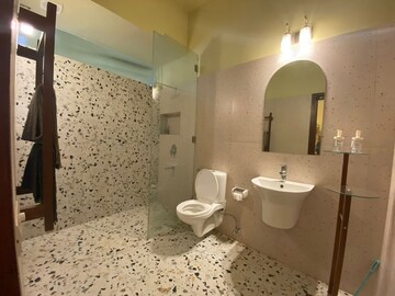 Bathroom in 2 BHK Builder Floor at New Friends Colony – for Rent