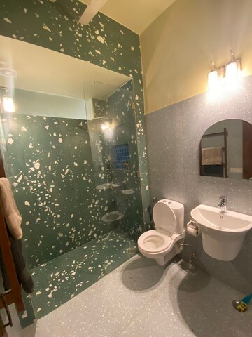 Bathroom in 2 BHK Builder Floor at New Friends Colony – for Rent
