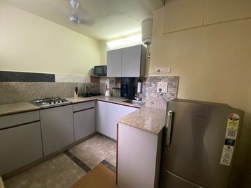Kitchen in 2 BHK Builder Floor at New Friends Colony – for Rent