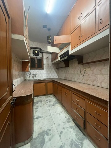 Kitchen in 3 BHK Builder Floor at Lajpat Nagar – for Rent