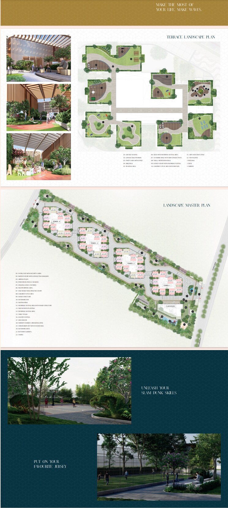 Master Plan, raghava-wave 3 Bedroom 1930 Sq.Ft. Apartment In Tellapur Hyderabad 8055549