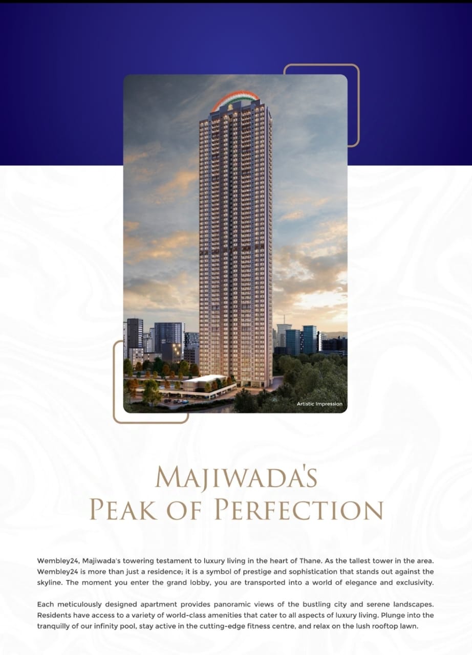 3 BHK + Pooja Room Apartment For Sale in Wembley24 Passcode Majiwa