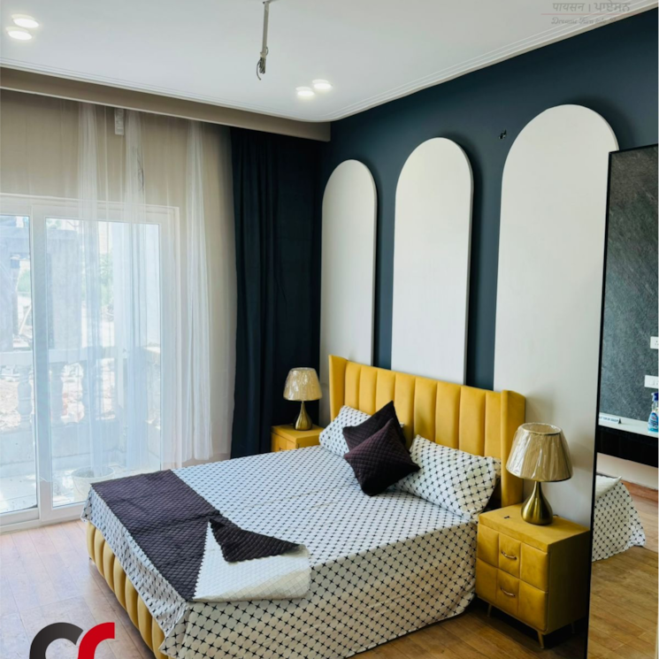 Bedroom, sector 123 3 Bedroom 1350 Sq.Ft. Villa In Sector 123 Mohali 8055636