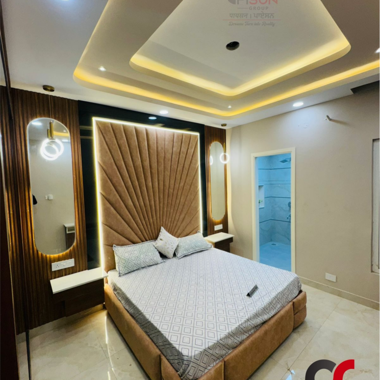 Bedroom, sector 123 3 Bedroom 1350 Sq.Ft. Villa In Sector 123 Mohali 8055636