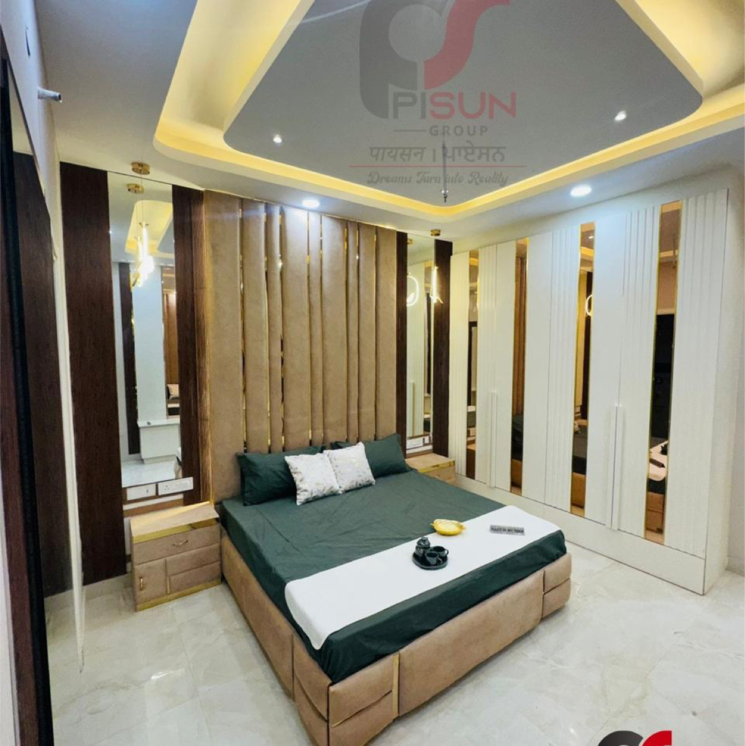 Bedroom, sector 123 3 Bedroom 1350 Sq.Ft. Villa In Sector 123 Mohali 8055636