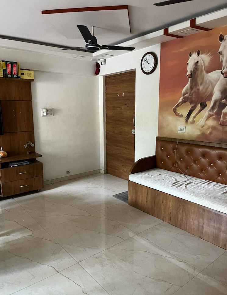 Living Room, cosmos-habitat 2 Bedroom 950 Sq.Ft. Apartment In Majiwada Thane 8055788