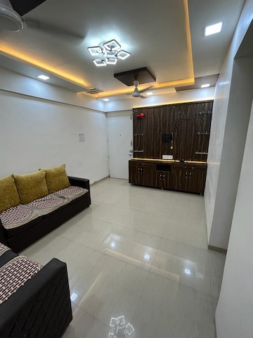 Living Room in 1 BHK Apartment at Vihang Valley Phase1, Kasarvadavali – for Rent