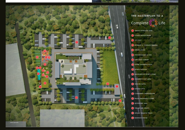 Master Plan, welworth-purnam 3 Bedroom 839 Sq.Ft. Apartment In Hinjewadi Pune 8055826