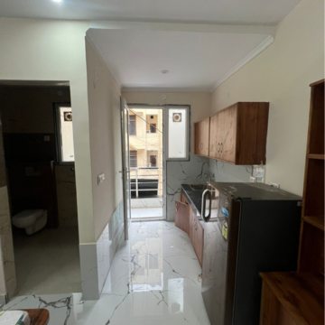Kitchen in 1 RK Apartment at DLF City Phase III, Dlf Cyber City – for Rent
