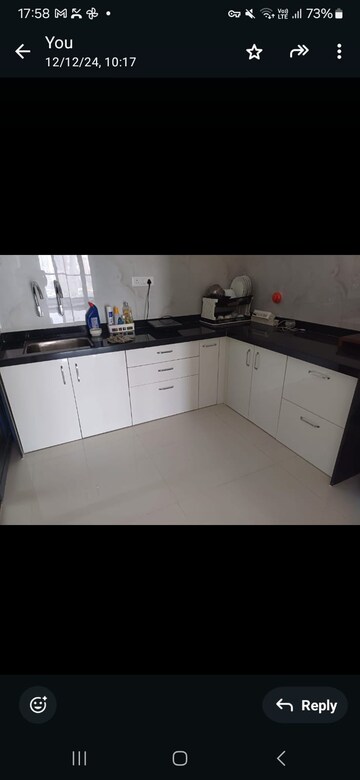 Kitchen in 2 BHK Apartment at Majestique Signature Towers, Balewadi – for Rent
