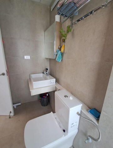 Bathroom in 3 BHK Apartment at Tata Serein, Pokhran Road No 2 – for Rent